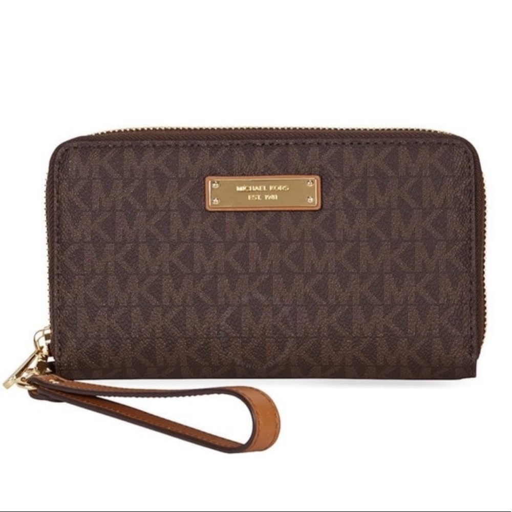 Michael Kors Logo Wristlet/ Wallet NWT